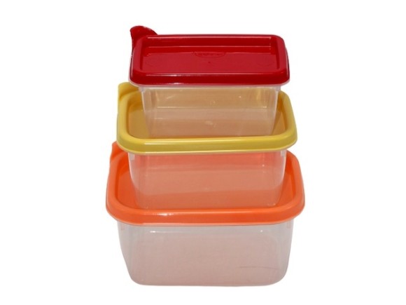 KIT POTES CONECT 3 PEÇAS RETANGULAR PLASUTIL