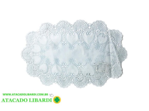 JOGO AMERICANO DE PVC RENDADO 45,5X29,3CM OVAL - FWB