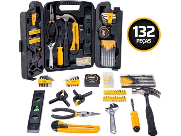 MALETA DE FERRAMENTAS MKF 132 PEÇAS - WAP
