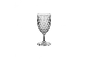 Taça Para Água Suco Acrílico Glamour 380ml Incolor - Plasútil.