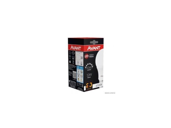 LAMPADA LED PERA 6500K 4,8W LUZ BRANCA - AVANT
