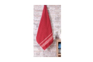 TOALHA DE ROSTO UNIQUE 50X70CM VINHO - BENE CASA
