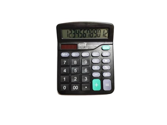 CALCULADORA GRANDE 12 DIGITOS DOTAD - CLASSE