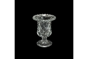 VASO COM PÉ DE VIDRO  DIAMOND LYOR