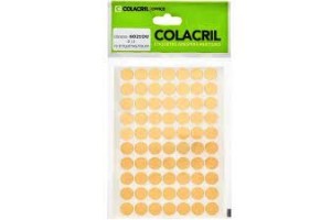 ETIQUETAS ADESIVAS MULTIUSO DOURADA 420 UNIDADES - COLACRIL