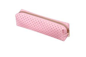 Estojo PU Pastel 1 Zíper Rosa, BRW
