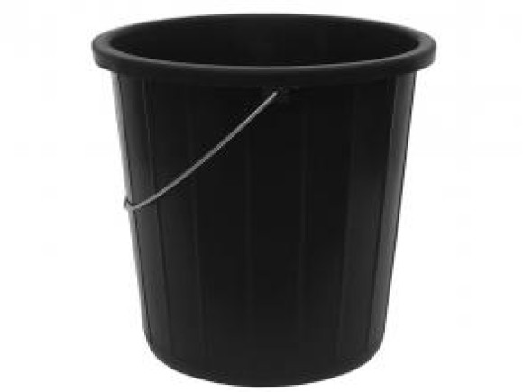 BALDE 21L FRIZADO PRETO - MERCONPLAS