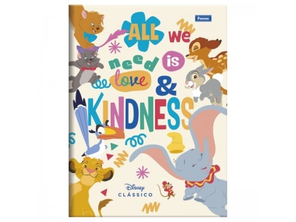 CADERNO BROCHURAO 80 FOLHAS DISNEY CLASSICOS -  FORONI
