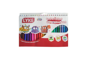 Canetinhas Hidrográficas 24 cores - Lyke