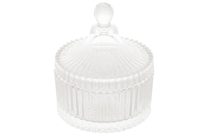 POTICHE DE CRISTAL CARROSSEL 6,9X6,7X9,2CM - LYOR