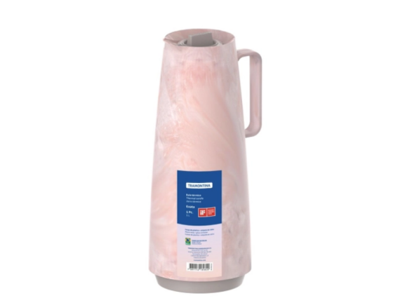BULE TERMICO 1L EXATA MARMORIZADO ROSA 61636224 TRAMONTINA