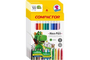 Compactor Neo-Pen Gigante 12 Cores